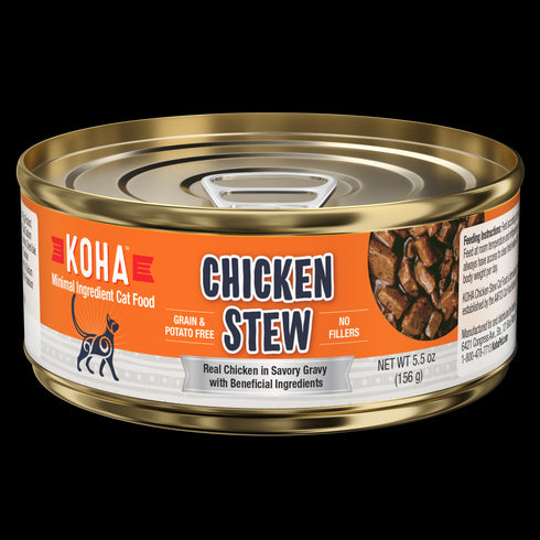 Koha Minimal Ingredient Chicken Stew for Cats 5.5oz - Poudre Pet and Feed Supply